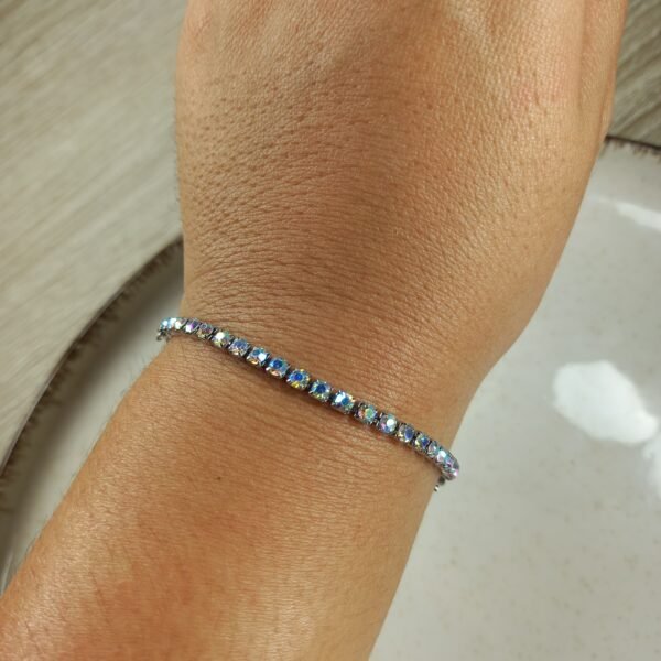 Pulsera full cubics tornasol.