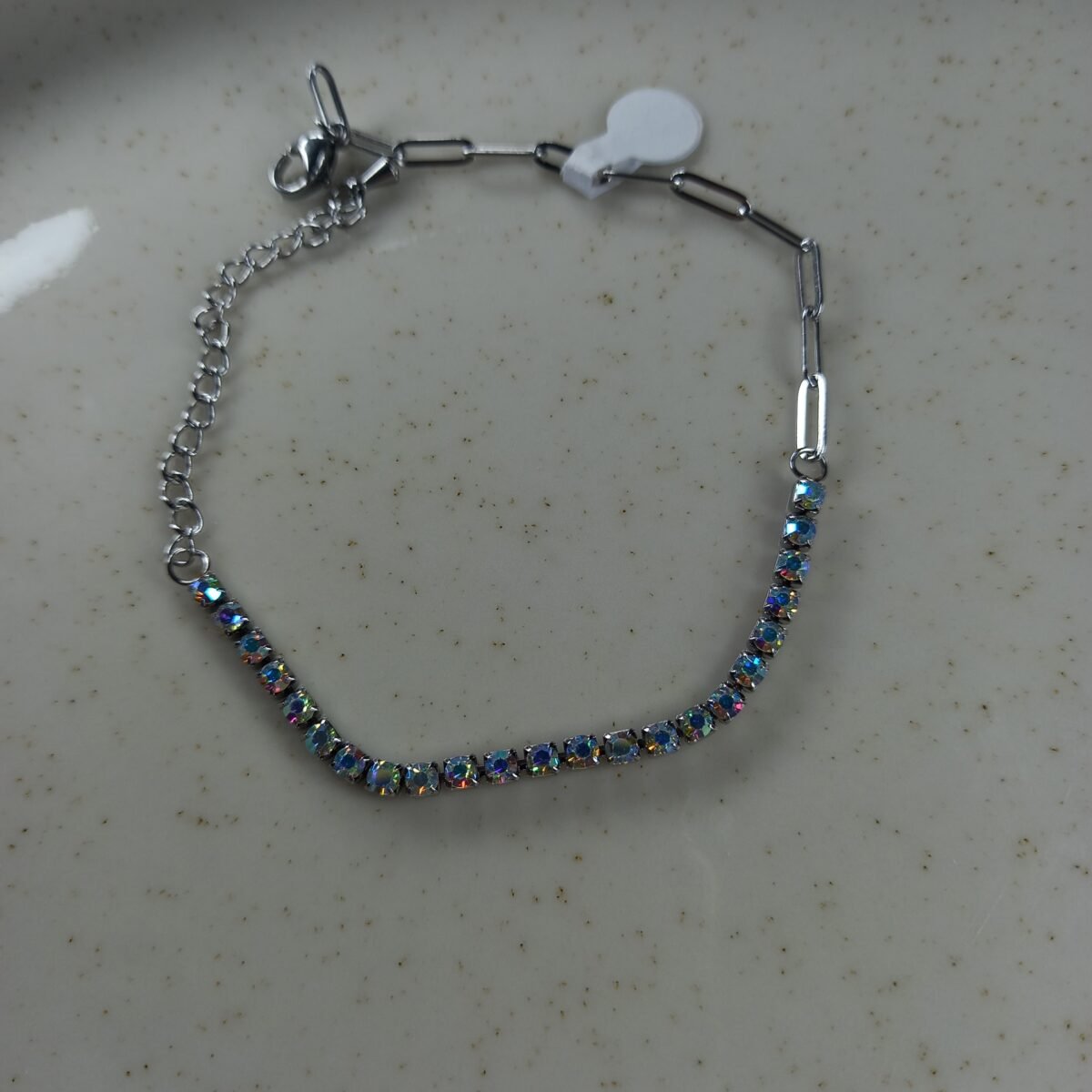 Pulsera full cubics tornasol. - Imagen 2