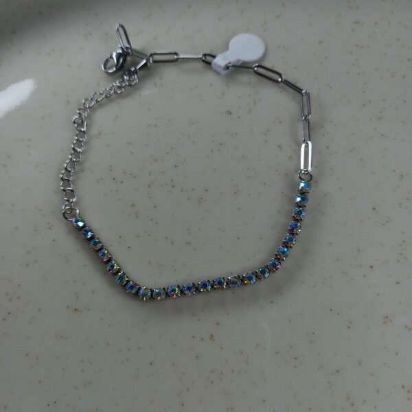 Pulsera full cubics tornasol.