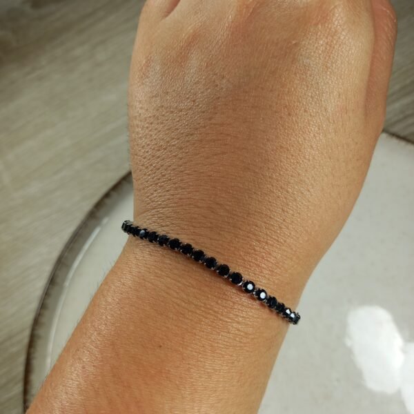Pulsera full cubics negro