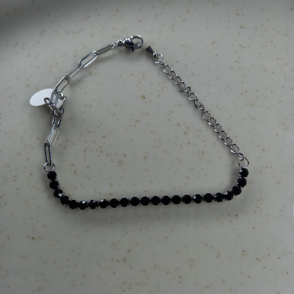 Pulsera full cubics negro - Imagen 2