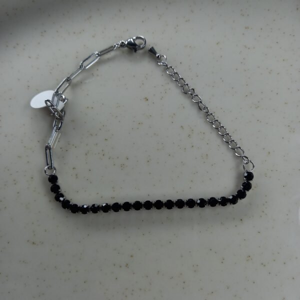 Pulsera full cubics negro