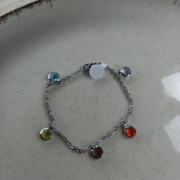 Pulsera fina con susanos de colores
