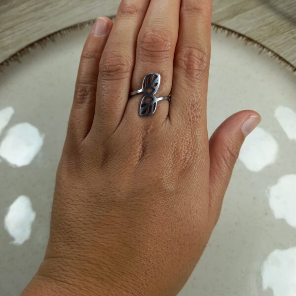 Anillo - Hoja Calada Chica