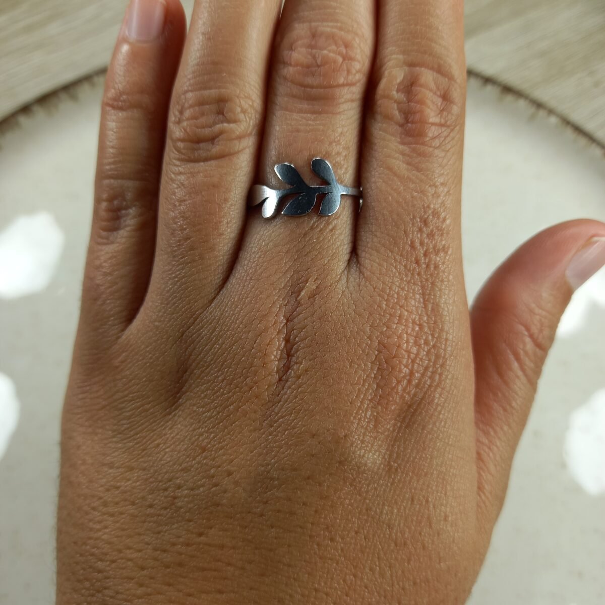 Anillo - Laurel grande.