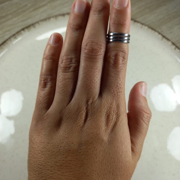 Anillo - Midi Tres líneas.