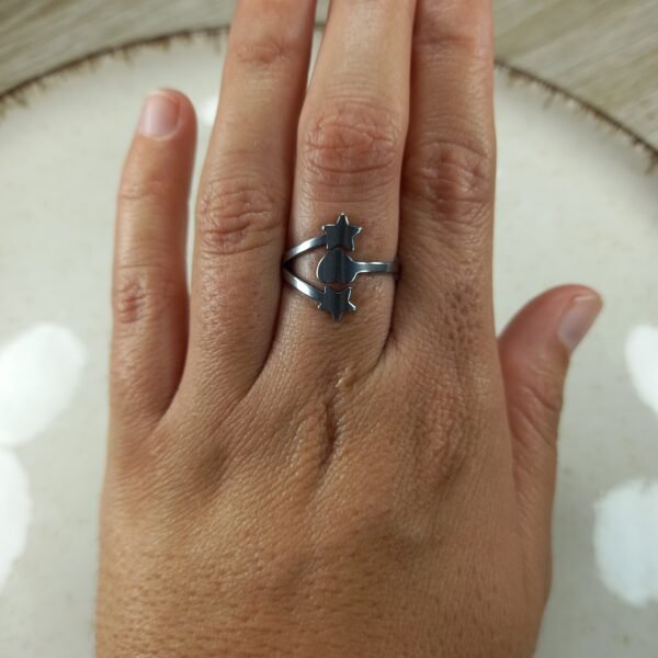 Anillo Triple corazón y estrella.