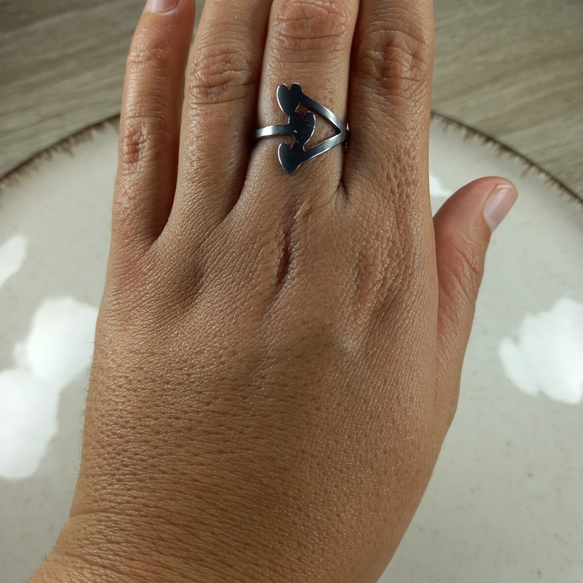 Anillo Triple corazon.