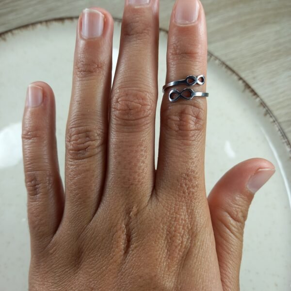 Anillo - Midi Doble infinito.