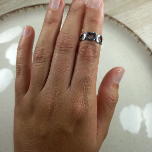 Anillo Corazón Continuo - midi