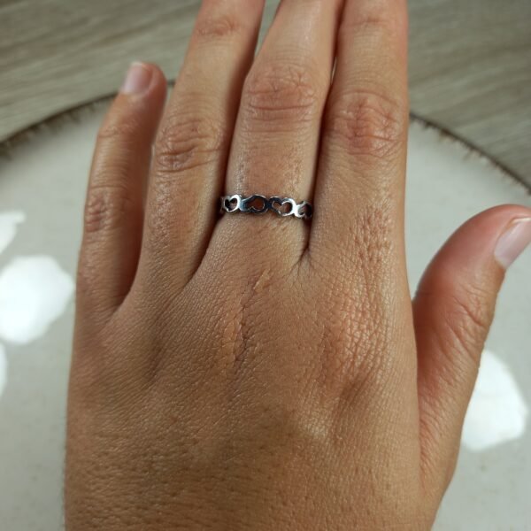 Anillo Corazón Continuo.