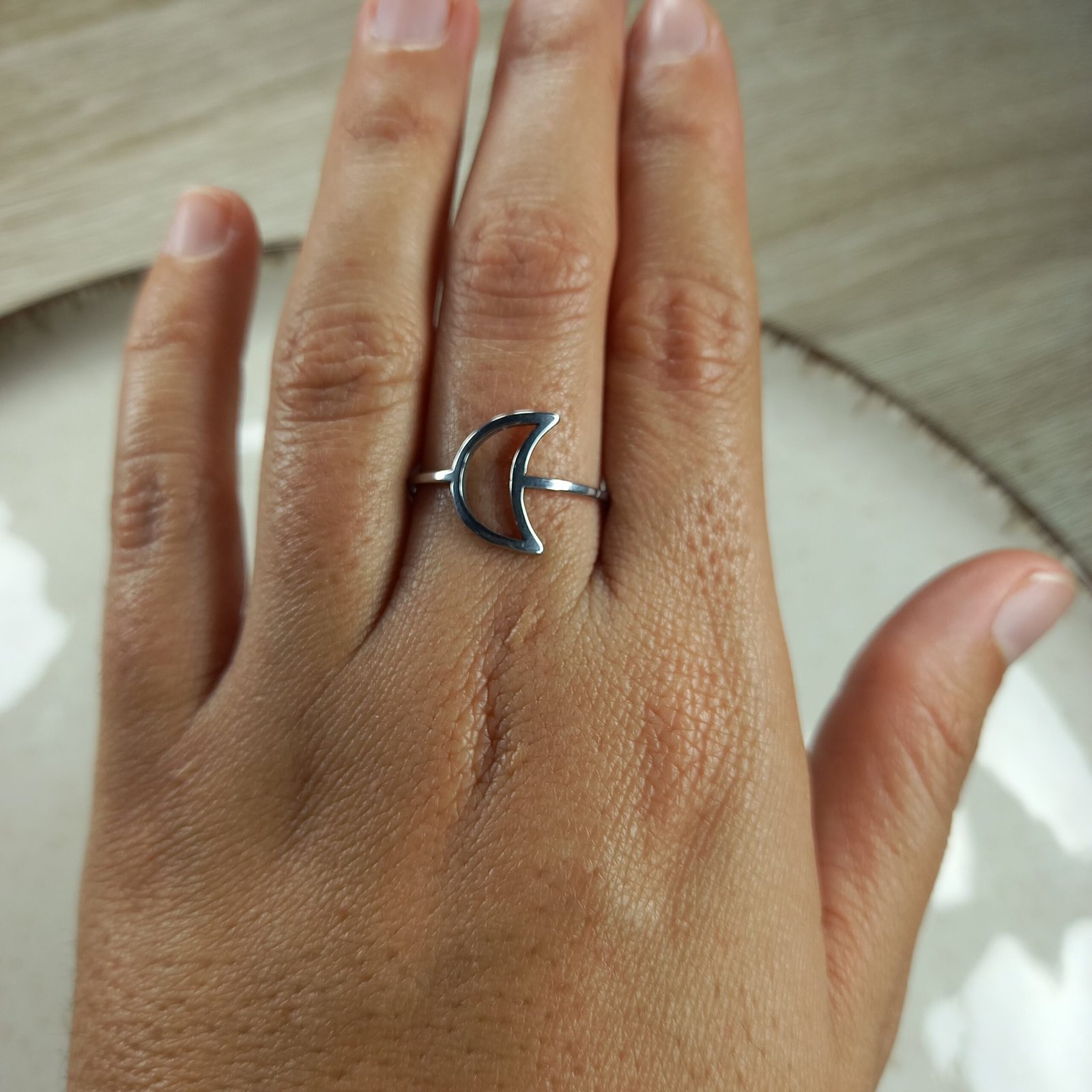 Anillo Calado Grande - Luna.