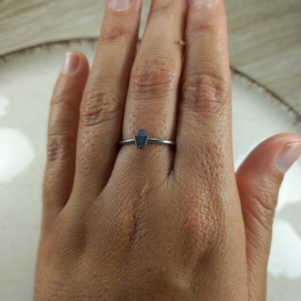 Anillo Aplique Mano de Fatima