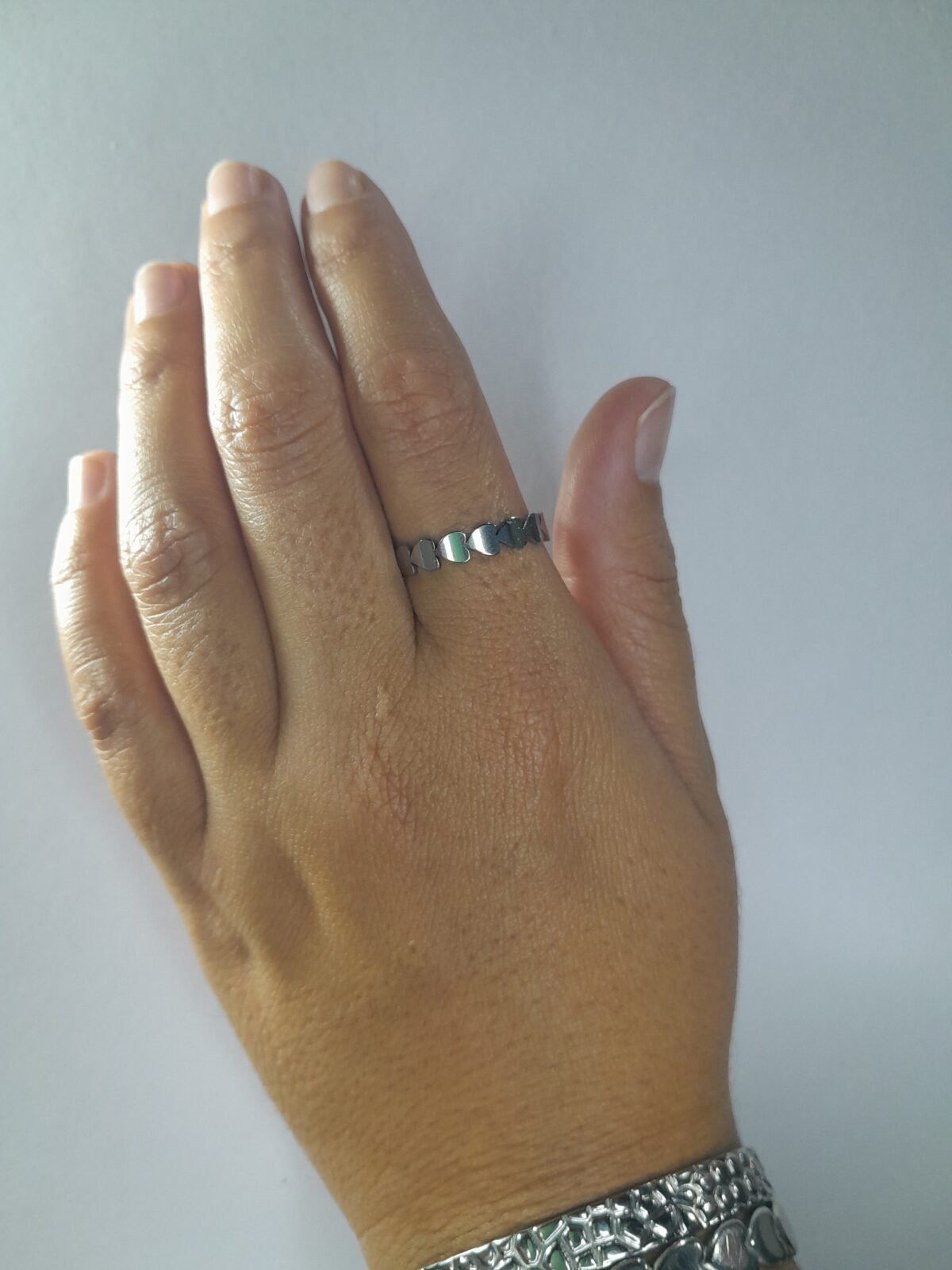 Anillo Corazón Continuo Chico Liso
