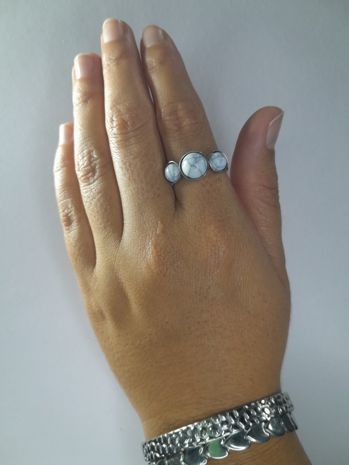 Anillo Indiara - Blanco