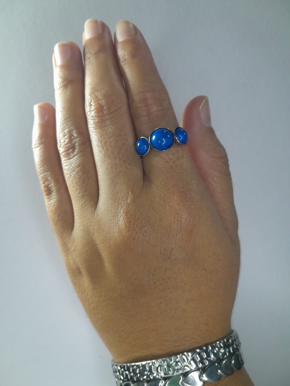 Anillo Indiara - Azul
