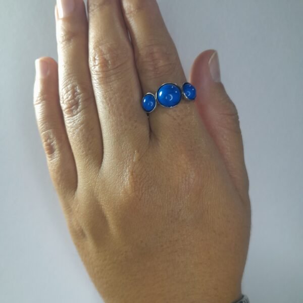 Anillo Indiara - Azul