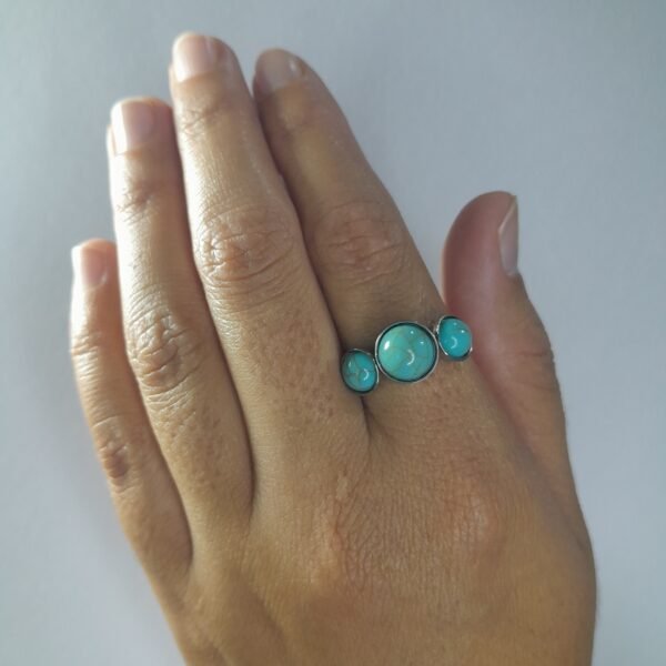 Anillo Indiara - Turquesa