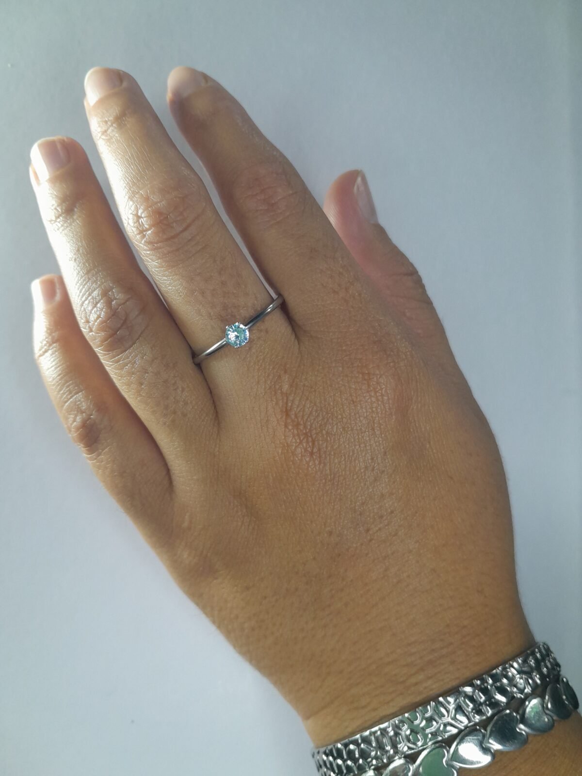 Anillo Cintillo fino - Tornasol