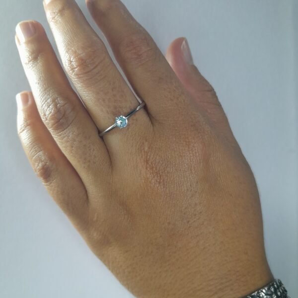 Anillo Cintillo fino - Tornasol