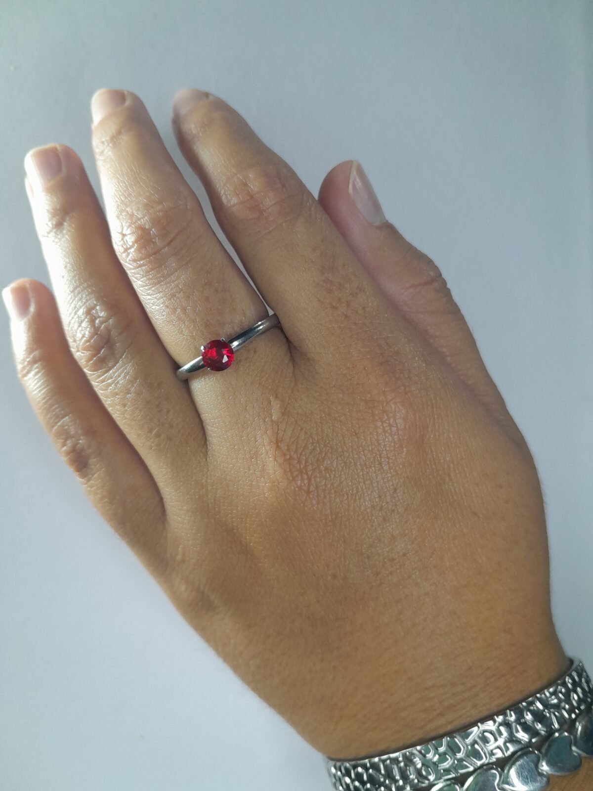 Anillo Cintillo - Rojo