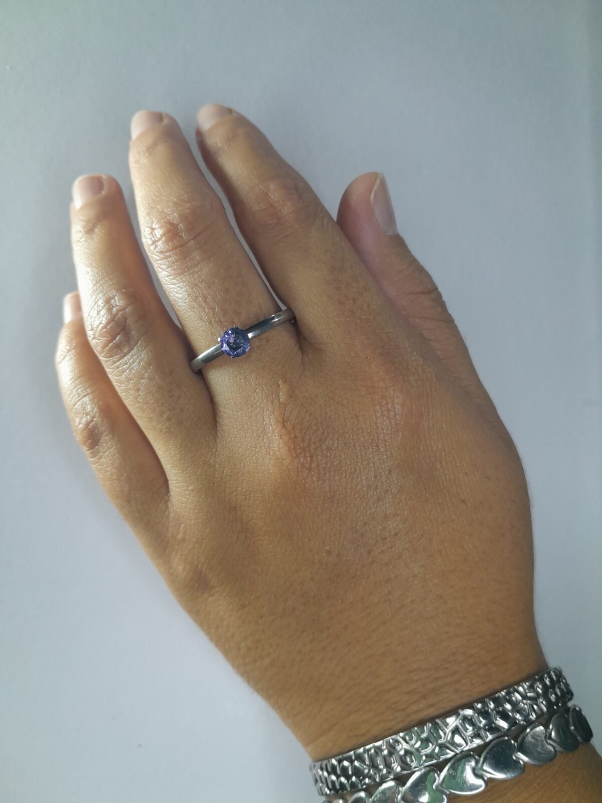 Anillo Cintillo - Azul