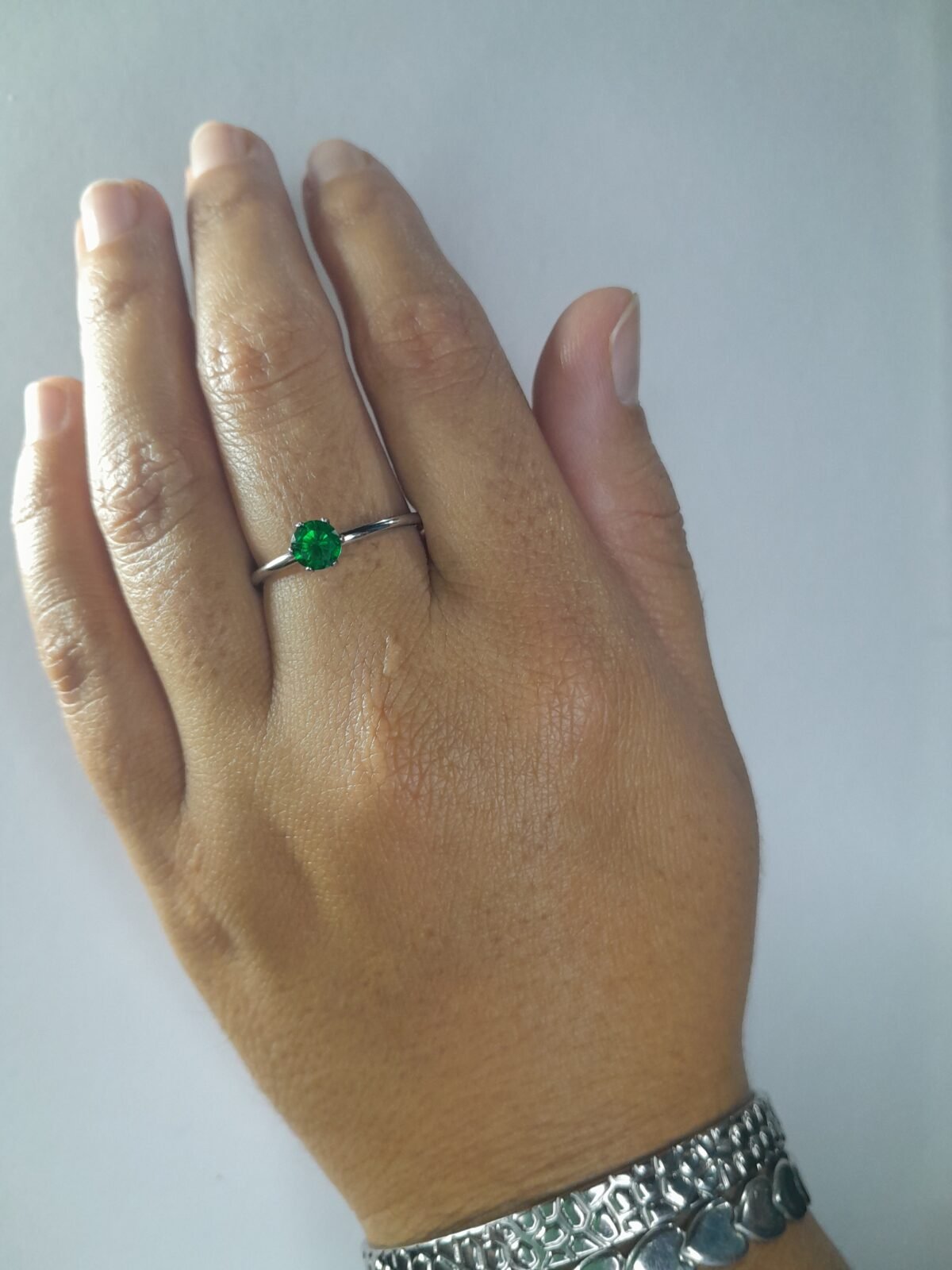 Anillo Cintillo - Verde