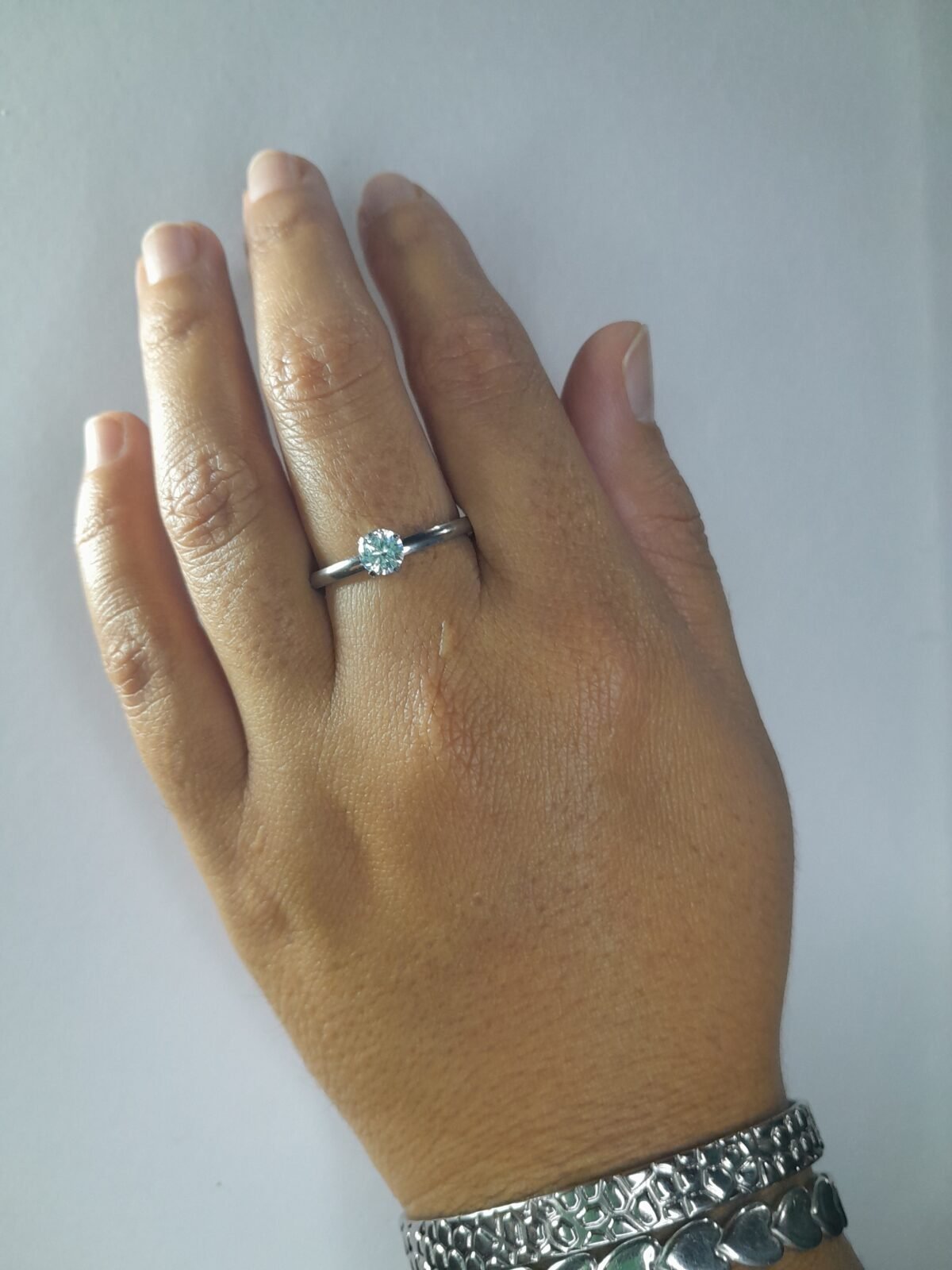 Anillo Cintillo Tornasol