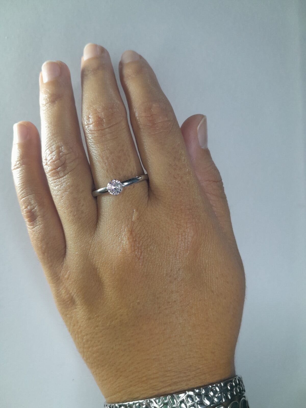 Anillo Cintillo - Rosa