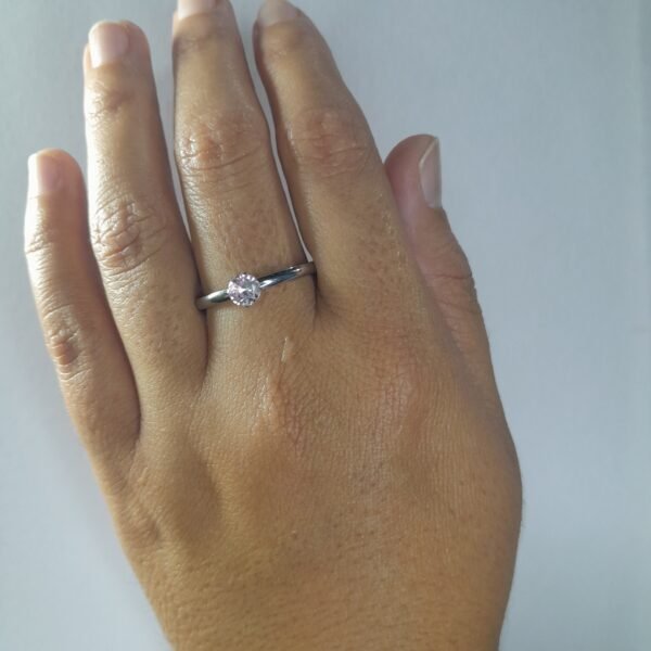 Anillo Cintillo - Rosa