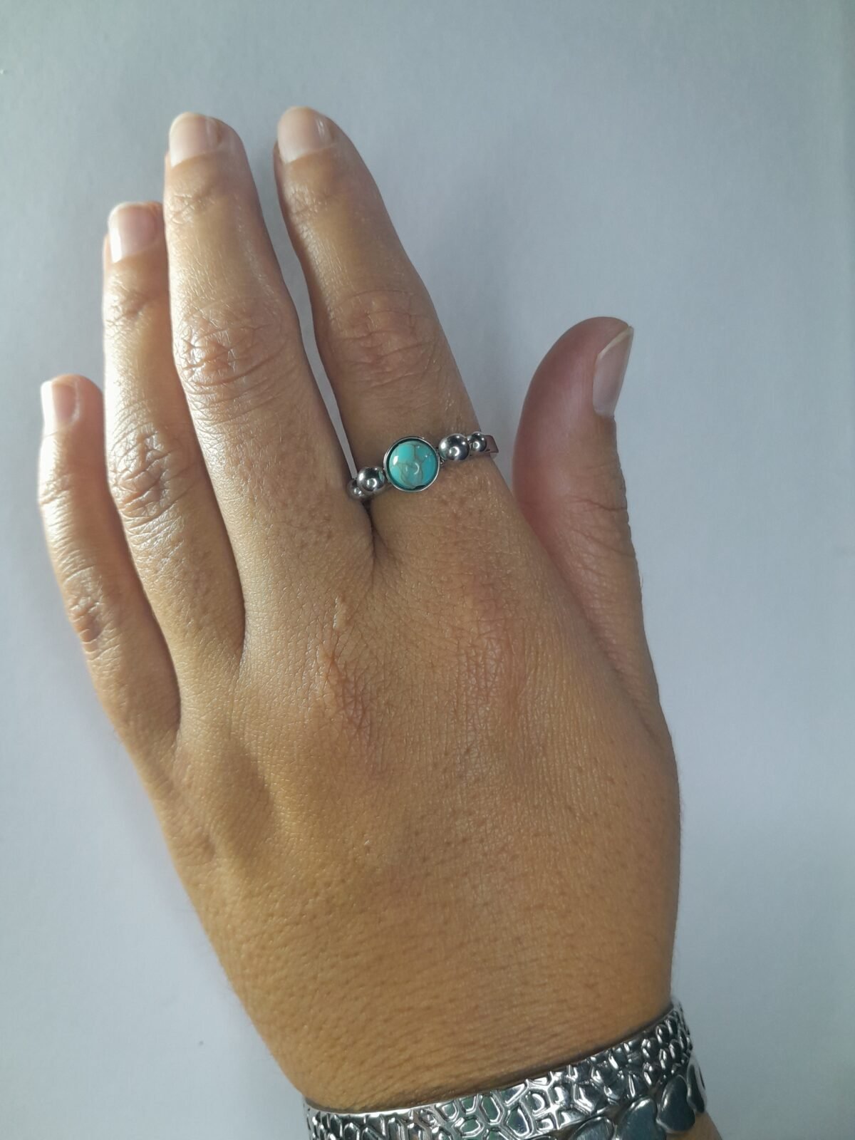 Anillo Alma - Verde Agua