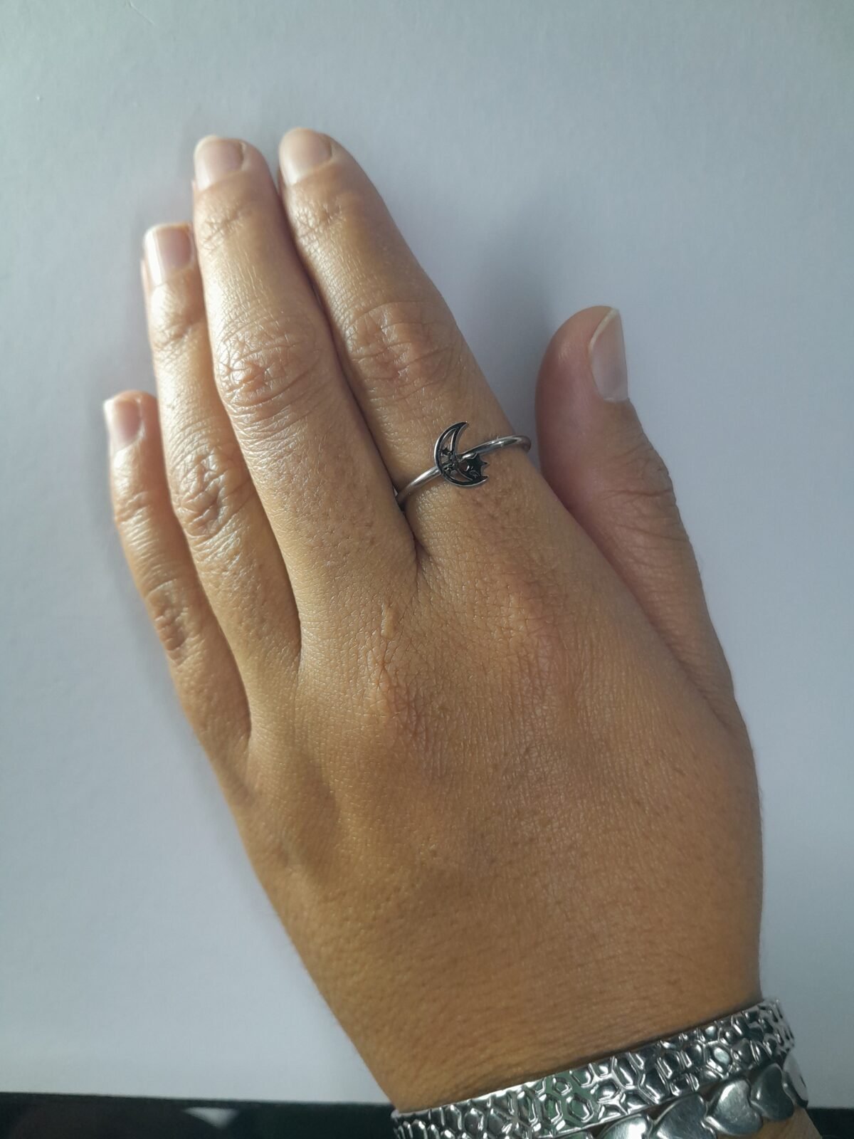 Anillo Aplique Luna - Estrella