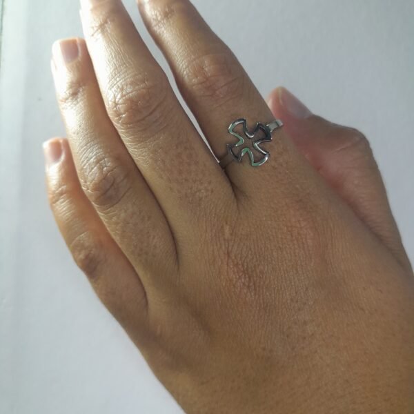 Anillo Cruz Calada