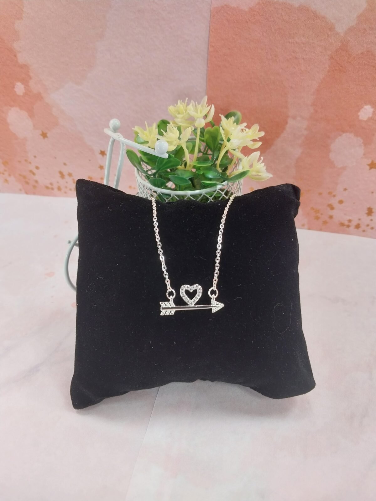 Collar Andina + Dije Flecha + Corazón