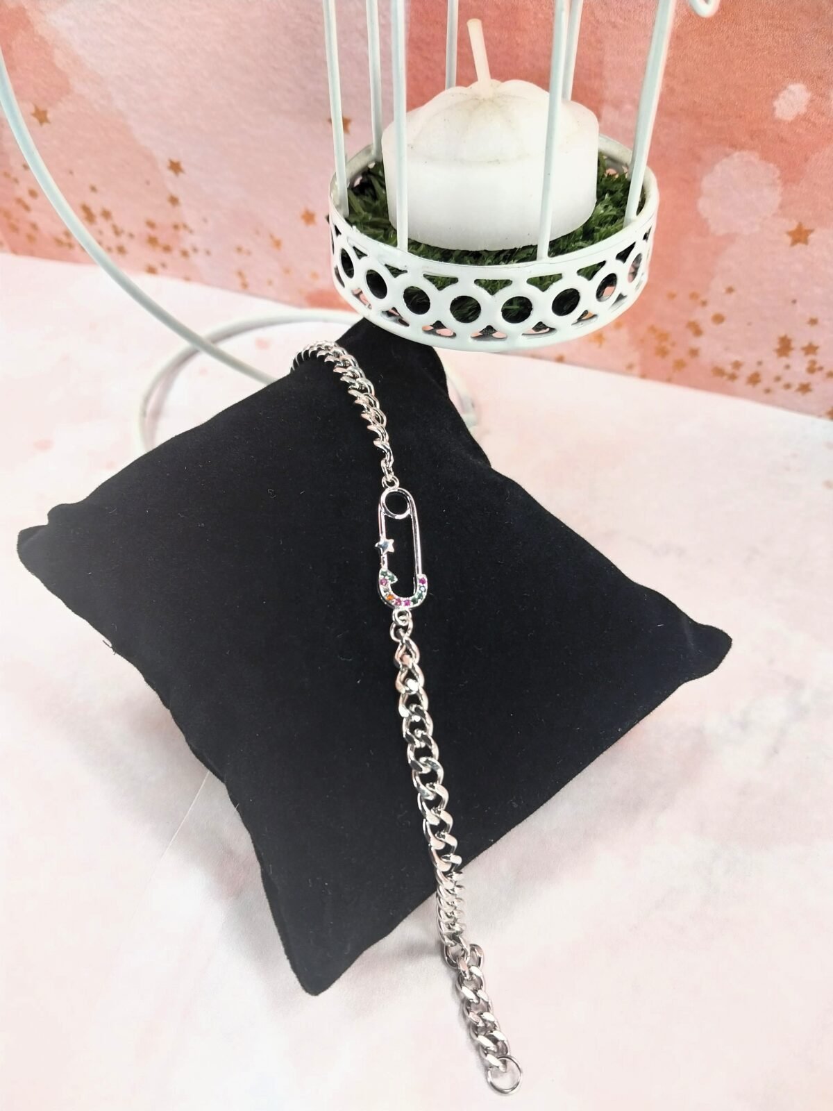 Pulsera Alfiler + Estrellitas - colorido