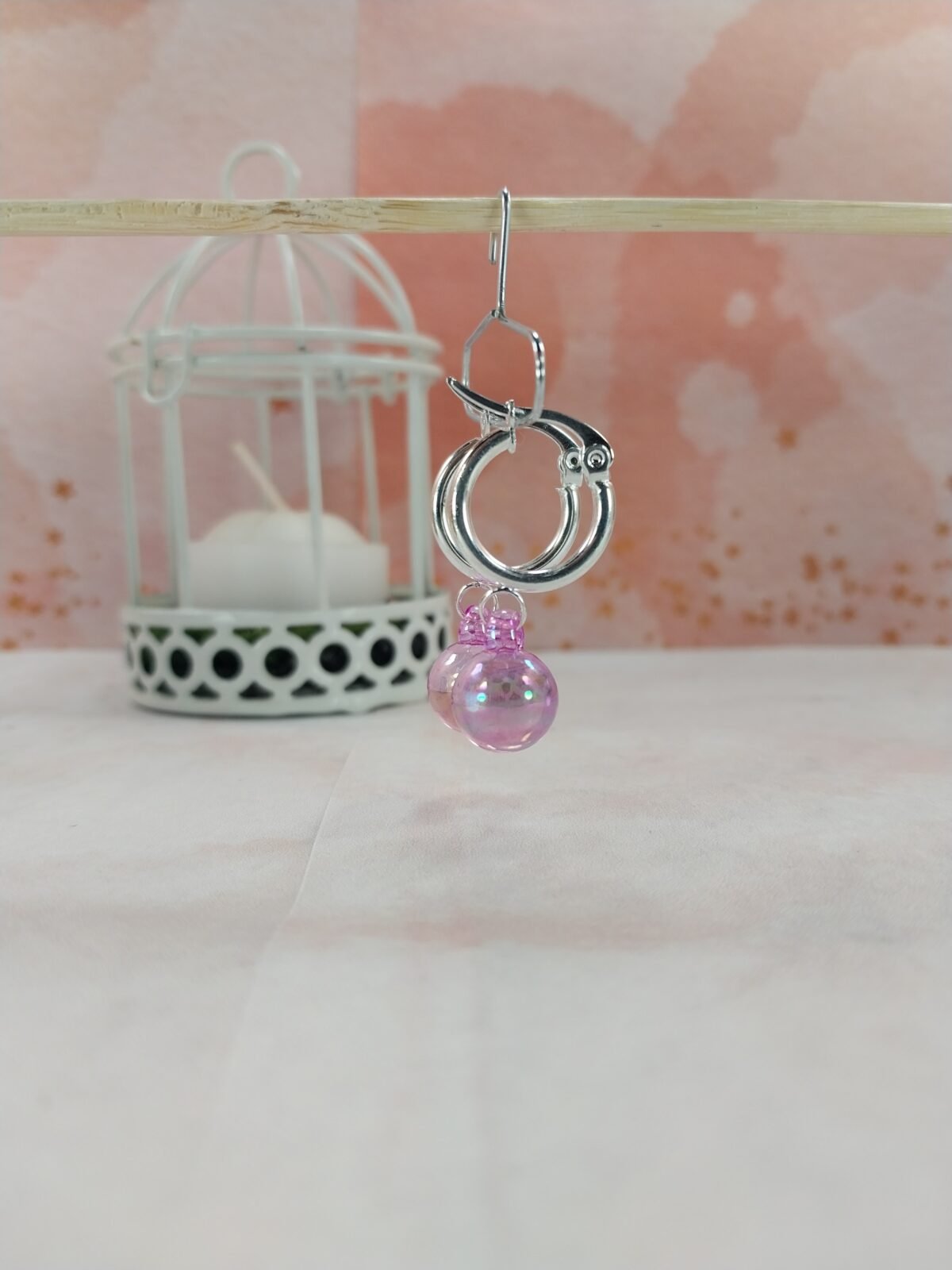 Argollas + Bolitas Violeta