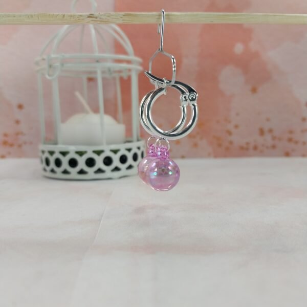 Argollas + Bolitas Violeta