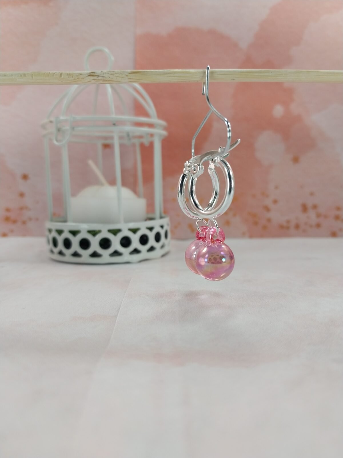 Argollas + Bolitas Rosa