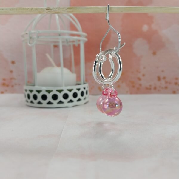 Argollas + Bolitas Rosa