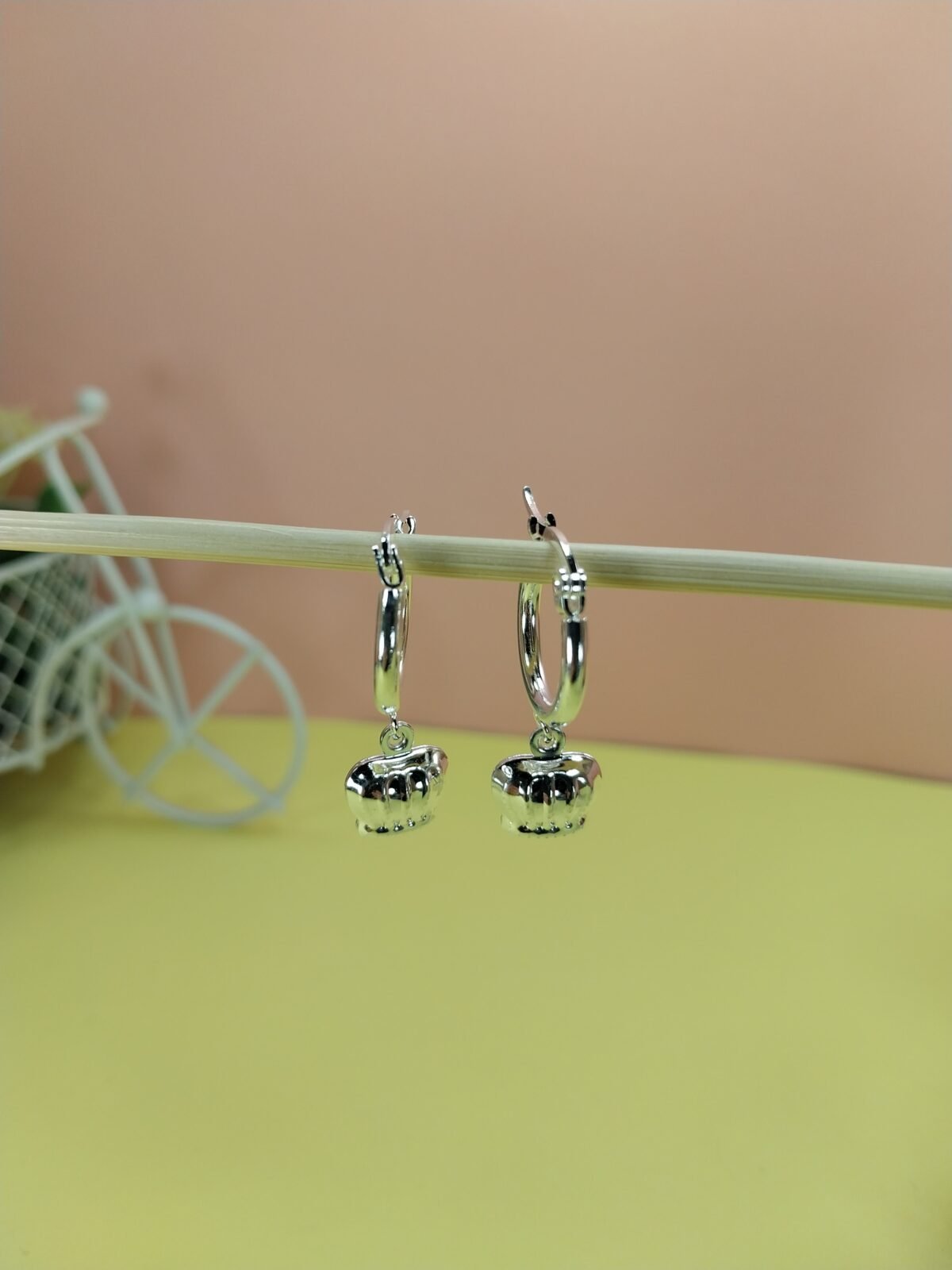 Argollas Dije Corona Inflado