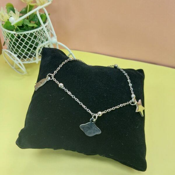 Pulsera Dije Estrellas + Saturno + Nave Espacial