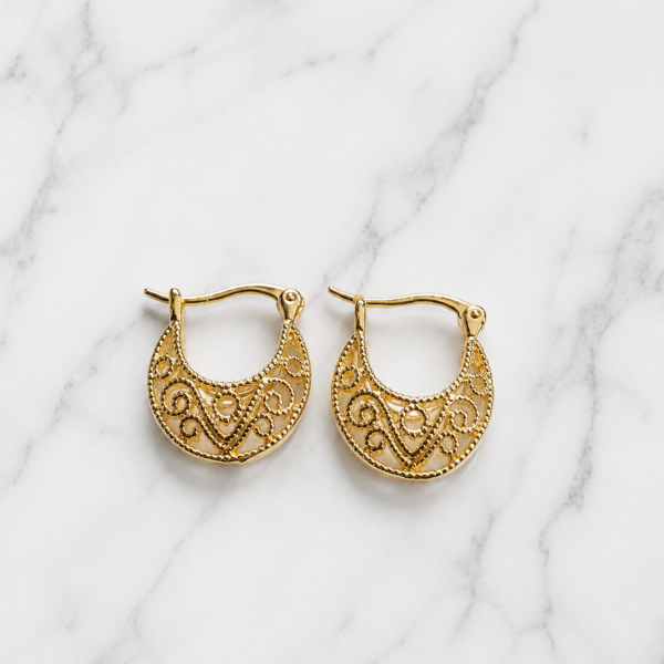 Argollas Dorado Bonic