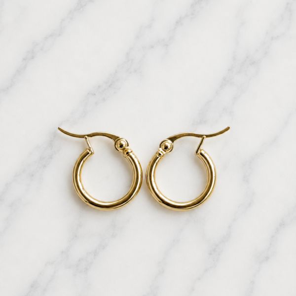 Argollas Bambi Doradas