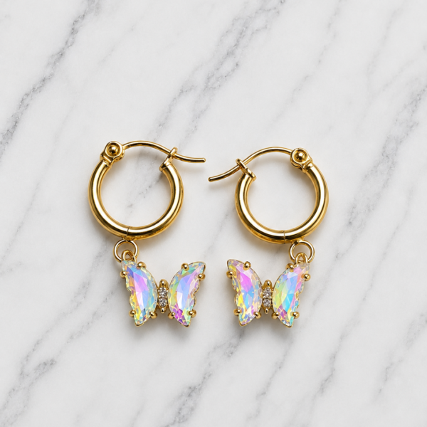 Argollas Dorada butterfly - tornasol