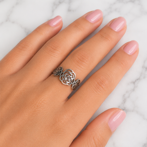 Anillos Rosas Grandes