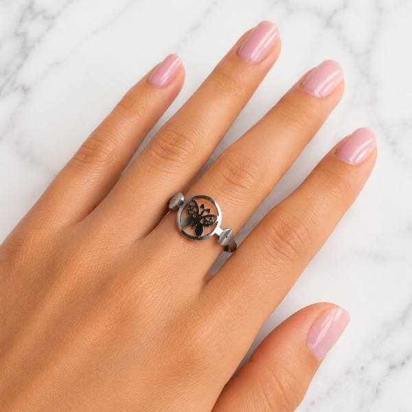 anillo circulo-mariposa