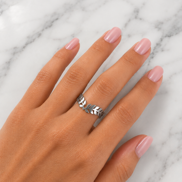 Anillo Laurel en V