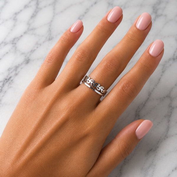 Anillo doble - Laurel chico.